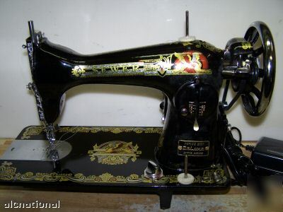 Sewer industrial strength sewing machine for leather