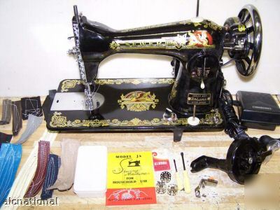 Sewer industrial strength sewing machine for leather