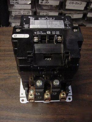 Square d 8502SEO2 magnetic contactor, nema size 3, 600V