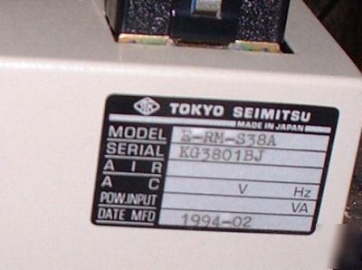  tokyo surfcom surface texture measuring instrument