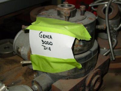 Genca 3000 extrusion die ...plastic extrusion, dies