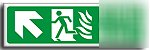 Fire exit-(rm)top/left sign-450X150S.rigid (sa-043-rq)