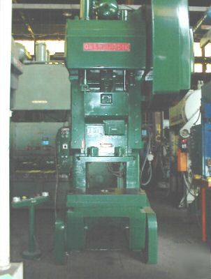 110 ton bliss c-110 obi back geared punch press, 1975