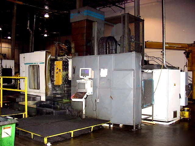 1999 wotan cutmax 2 cnc 5 axis horz boring mill, 60 atc