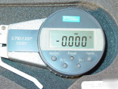 Fowler digital caliper gauge .0005 acc / .79-1.6
