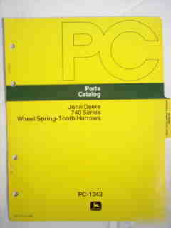 John deere 740 series spring tooth harrow parts catalog