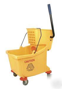 New heavy duty mop bucket w/ wringer 36 qt. in box