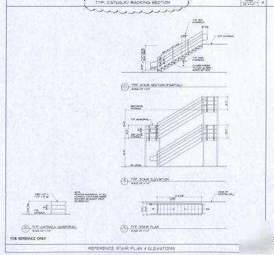 New mezzanine/catwalk stairs for warehouse - brand 