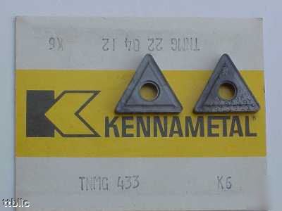 18 pcs tnmg 433 K6 kennametal turning insert