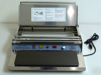 Apolo manual tray wrapper sealer machine wrap wrapping