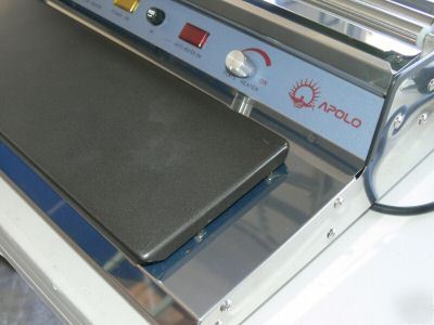 Apolo manual tray wrapper sealer machine wrap wrapping