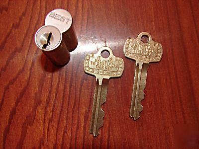 Original best lock combinated core & keys d keyway
