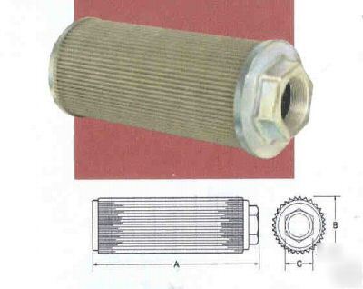 Suction line filter in tank SUBMERGED1 inch nptf