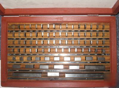 81 pc rectangular gage gauge guage block 