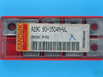 9 sandvik carbide milling inserts R290.90-1504M-wl