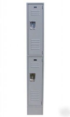 Double tier lockers, storage, space, locked, security