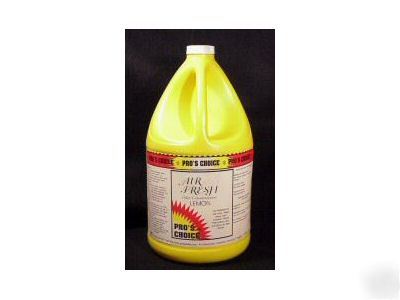 Pro's choice air fresh lemon - 4 x 1 gallon case