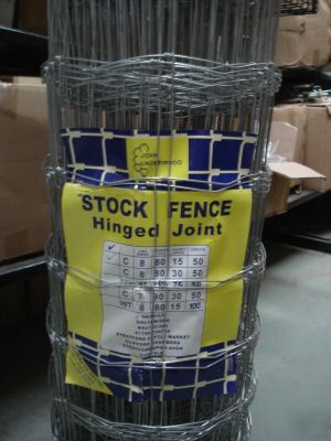 10 x galvanised farming cattle stock fence c-8-80-15 