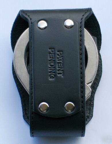 Fbipal e-z grab hinge handcuff case model kc (bw)