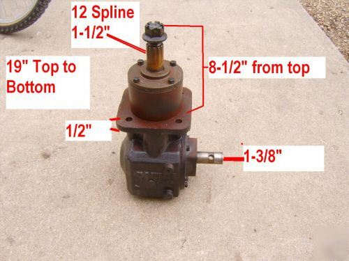 New rhino gear box batwing or rotary mower . will ship