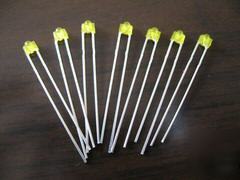 50PCS of 1.8MM yellow diffused leds,tower leds