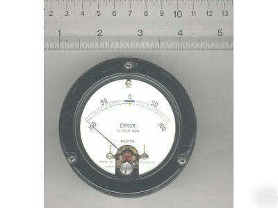 Error meter for fire control systems test set-rcaf