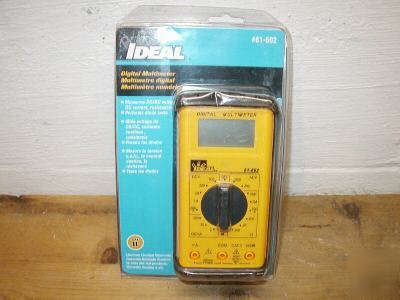 Ideal digital multimeter. 600V ac/dc voltages