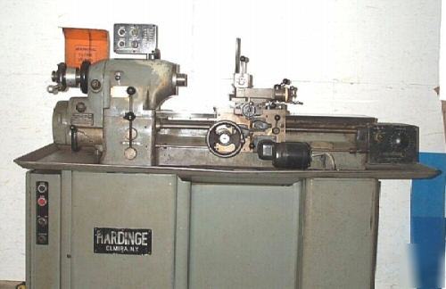 Hardinge model hlv-h tool room lathe