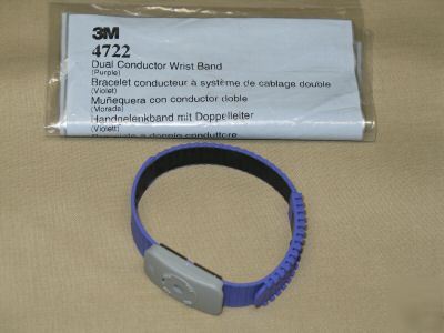 3M # 4722~ dual conductor thermoplastic wrist strap 