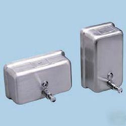 Metal soap dispenser - vertical mounted 40OZ imp 4020