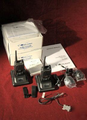 Midland 70-440 bp handheld uhf land mobile radios (2)