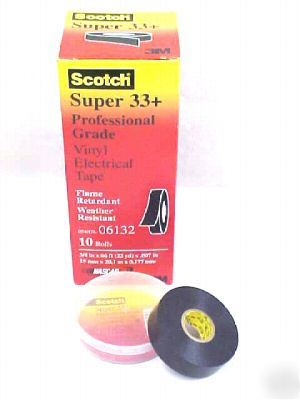 New 3M scotch super 33+ pro grade electrical tape lot