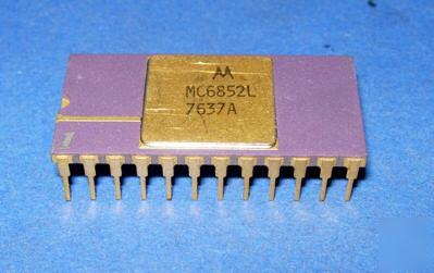 MC6852L vintage mot 24-pin gold ic rare 6852 1976+