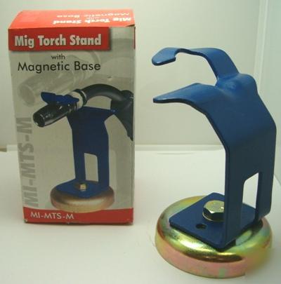 Magnetic mig torch stand holder