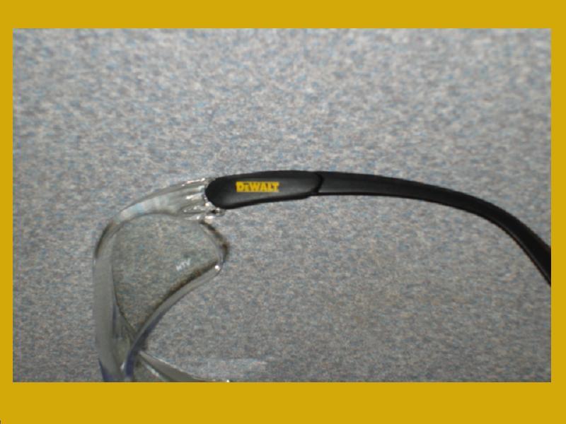 New dewalt z.87 rated clear safety glasses 5 pair 