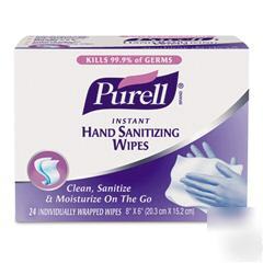 Purell instant hand sanitizer wipes 6/case goj 3602-06