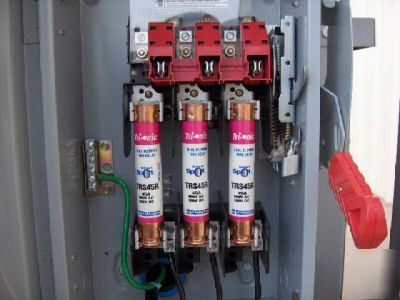 Temporary power distribution transformer gfi breakers