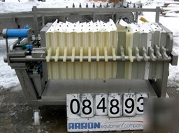 Used: von roll filter press. 16 polypropylene plates, 1