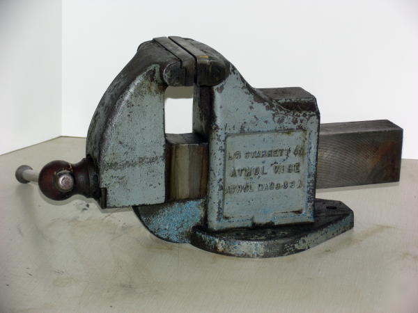 5 in. l.s. starrett machinist's bench vise