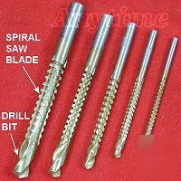 5 tin saw drill bit cut off file rip plywood wood pvc