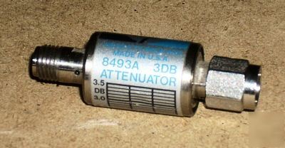 Agilent hp 8493A 3DB sma attenuator dc-12.4GHZ