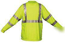 Ansi osha class 3 iii ii safety tow shirt vest lime 2XL