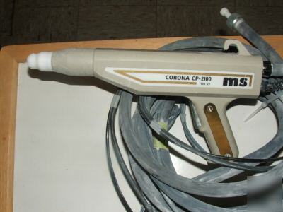 Manual powder coating gun w/ control unit &fluidize bed