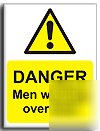 Men working over.sign-adh.vinyl-300X400MM(wa-138-am)