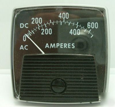 Miller 119970 amp meter ac/dc 0-500 0-600 dc scale 2