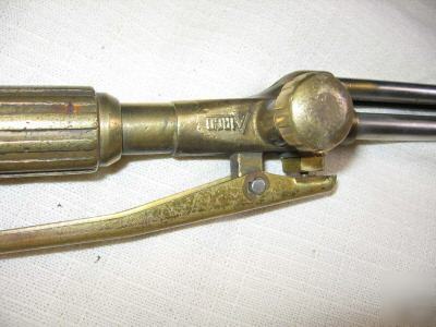 New airco industrial torch head / handle w/ tip & seats