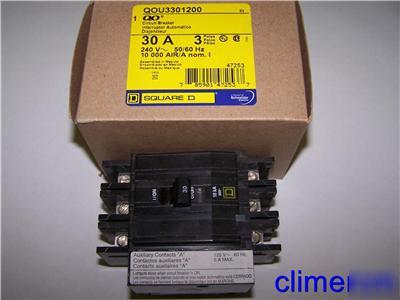 Square d QOU330 1200, 3 pole 30 amp circuit breaker 