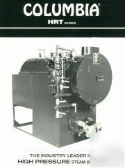 Columbia hrt 20 hp 150 psi natural gas boiler