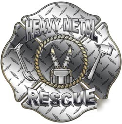 Firefighter decal reflective 2