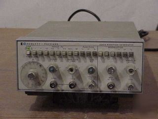 H.p, #3312A function generator